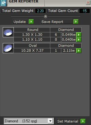 Big blue stone diamond ring 3239 3D print model 3D print model_8