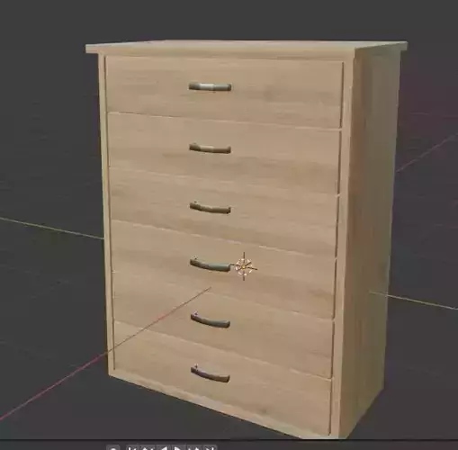 Dresser wooden chest of drawers