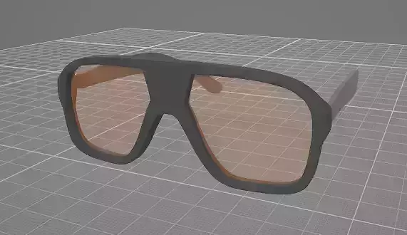 Sun Glasses High Poly