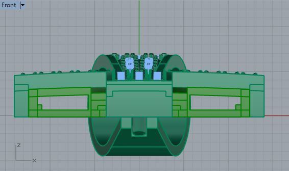 Bright cross pendant 3243 3D print model 3D print model_5