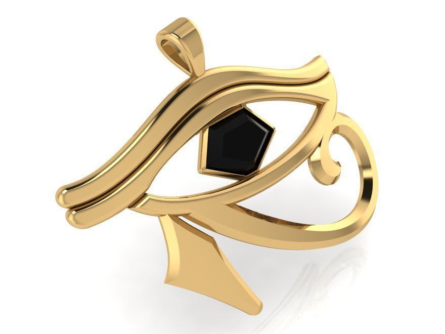 Eye pendant 3245 3D print model 3D print model_1