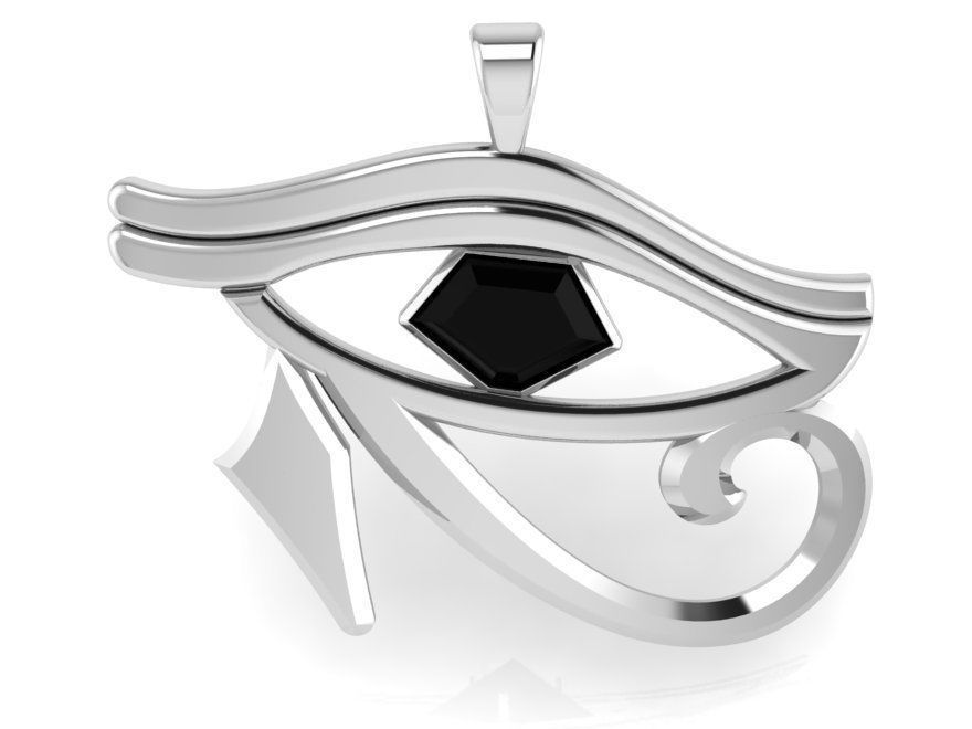 Eye pendant 3245 3D print model 3D print model_2