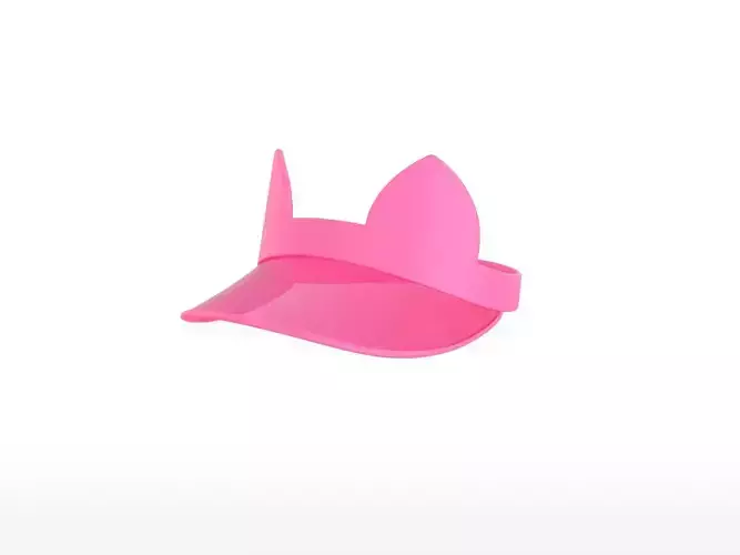 Hat010 Cat Visor Cap