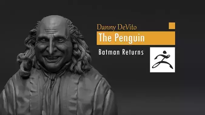 Danny DeVito - The Penguin - Batman Returns 3D print model