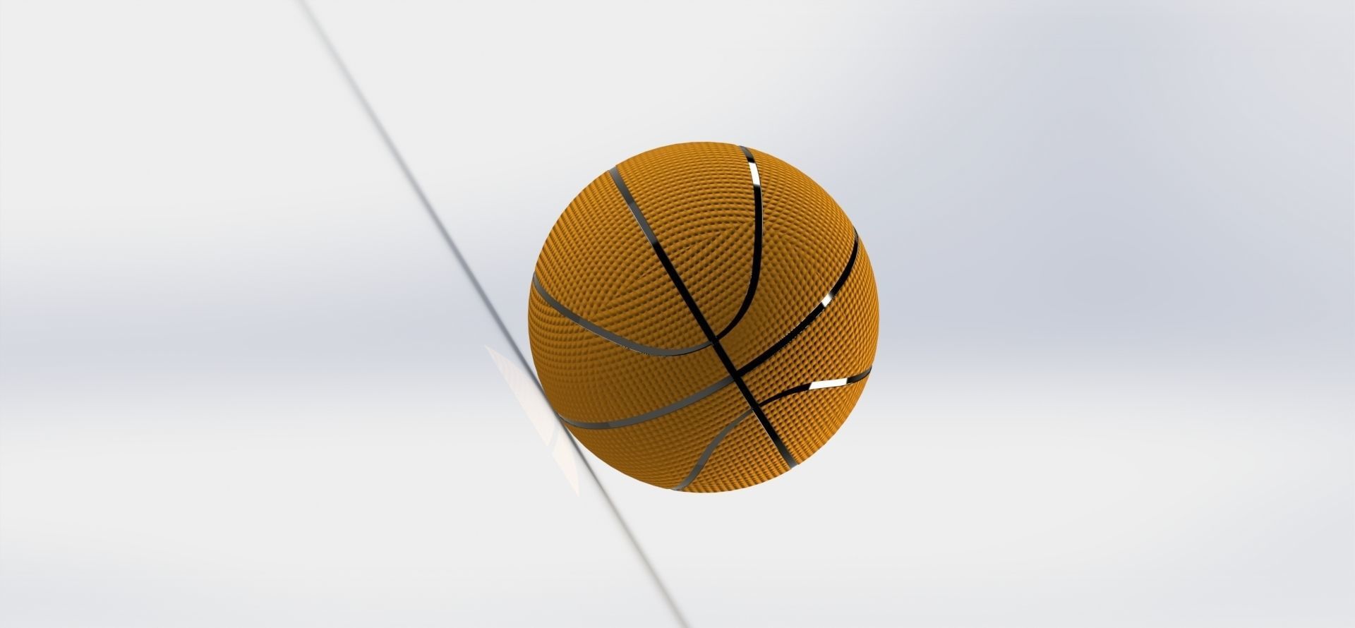 basketball rugby ball 3D model_1