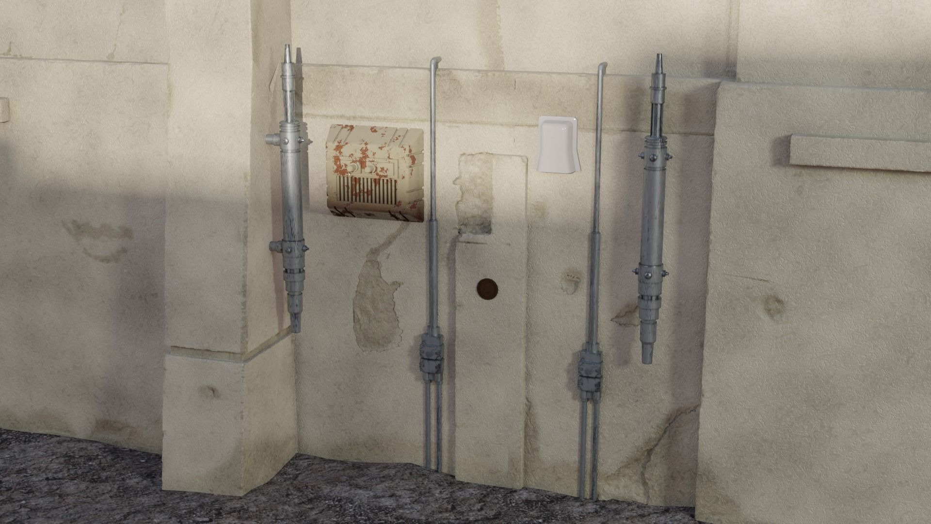 Star Wars Wall Parts 2 1-6 Scale 3D print model_3