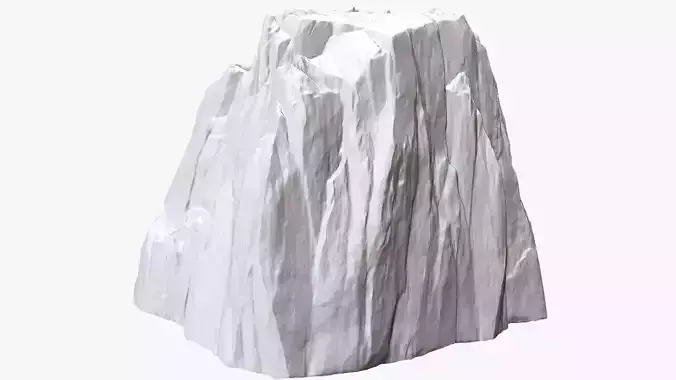 3D Mountain rock Zbrush sculpt