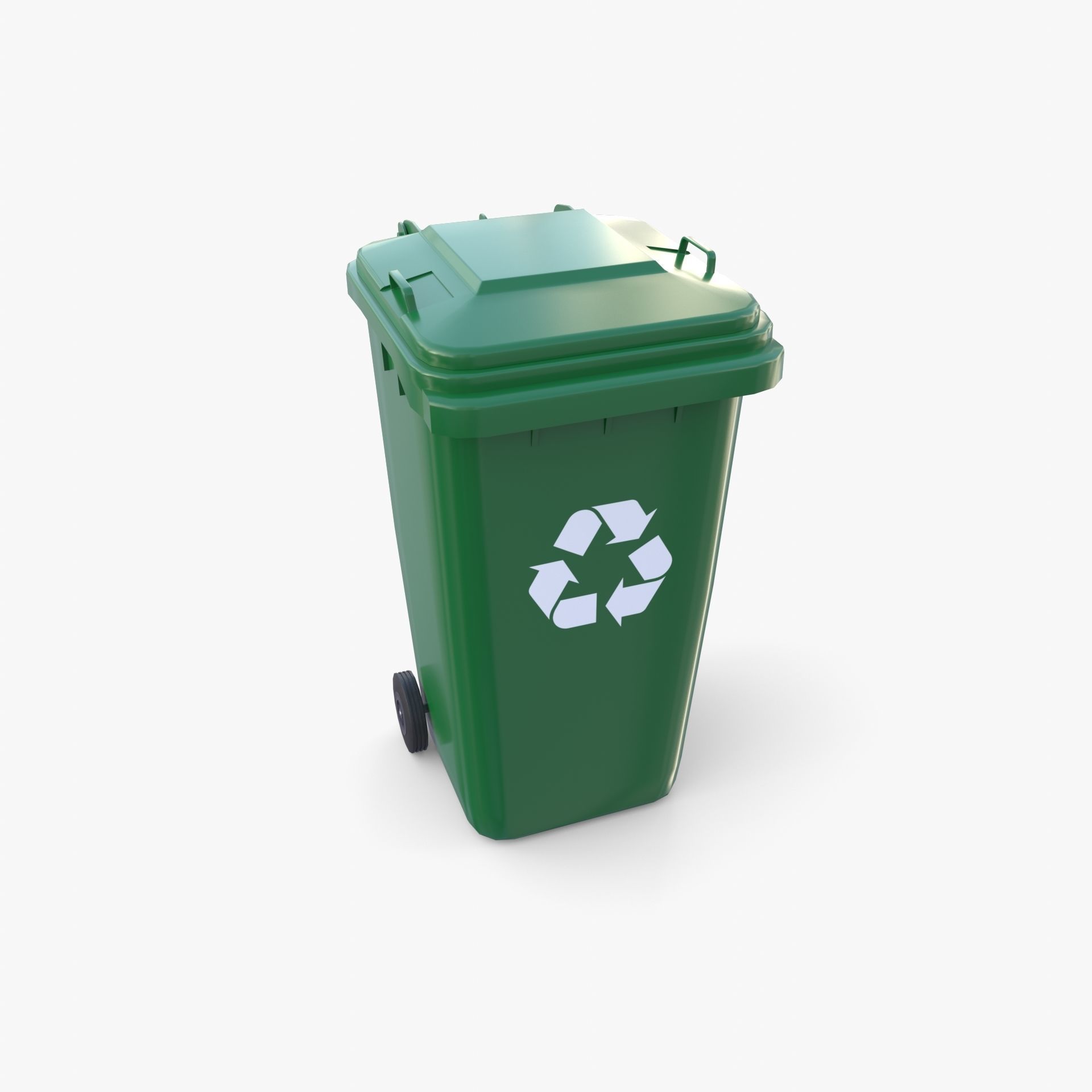Trash can v1 3D model_9