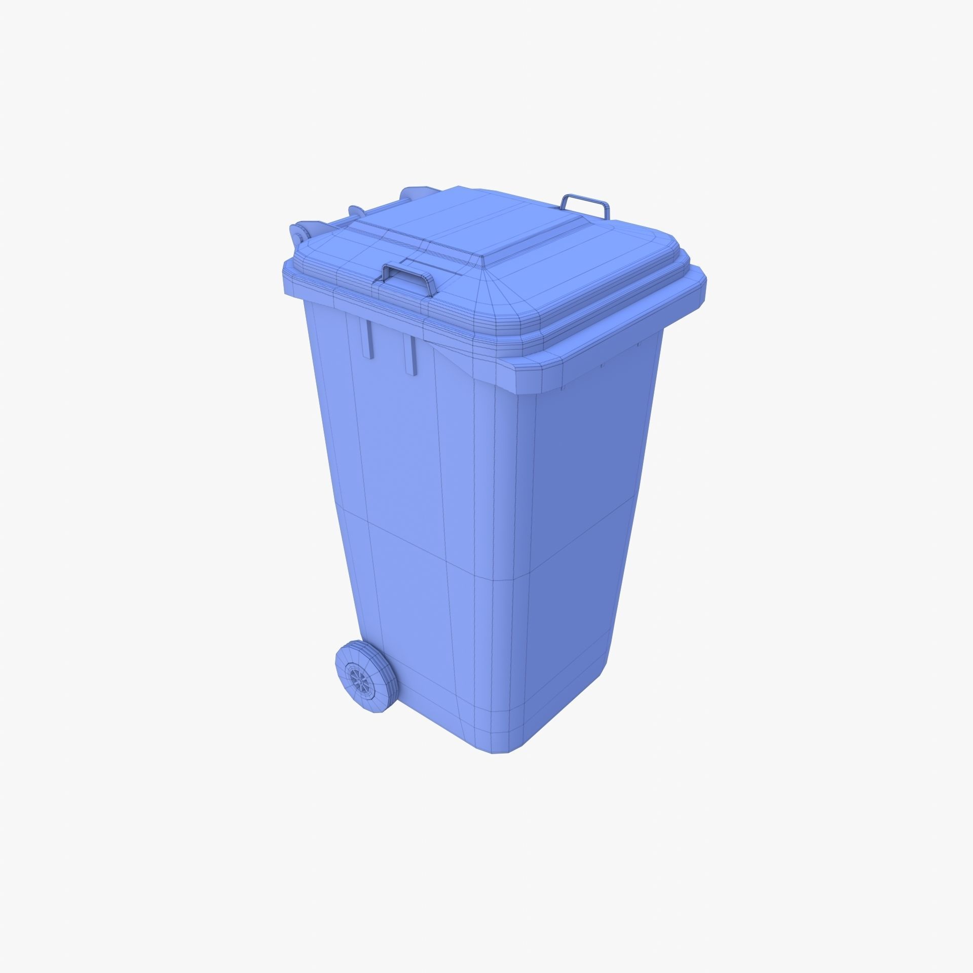 Trash can v1 3D model_16