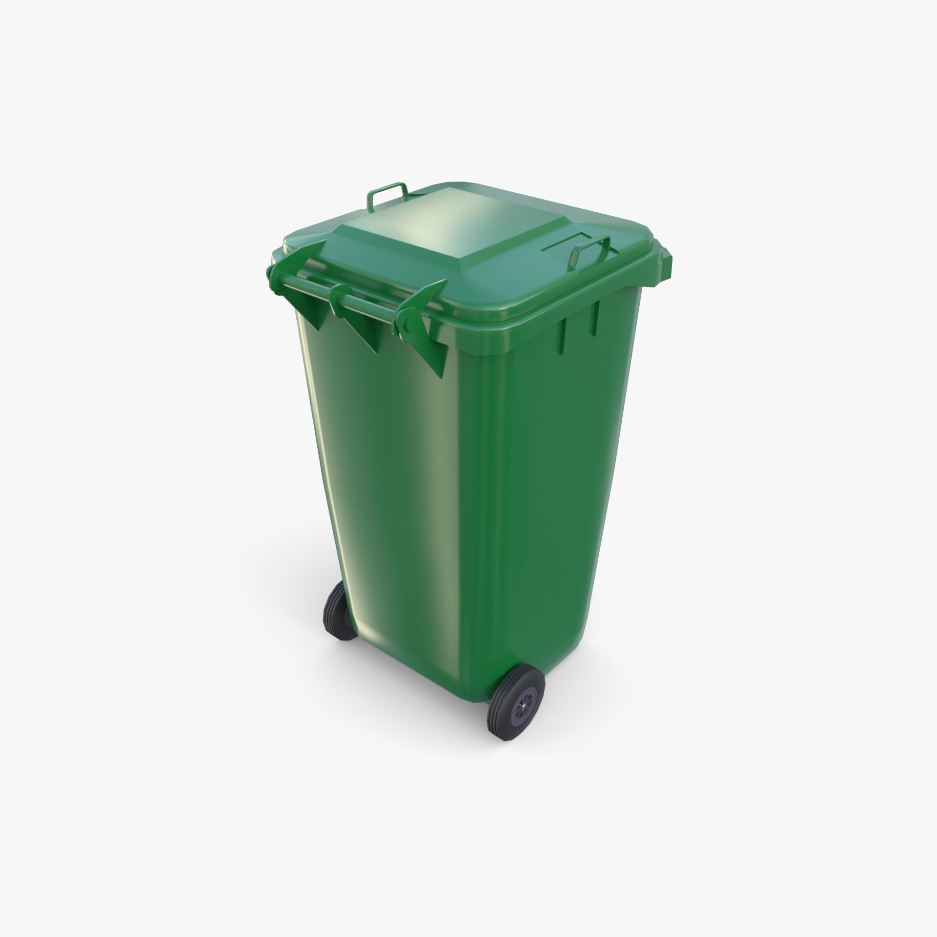 Trash can v1 3D model_7