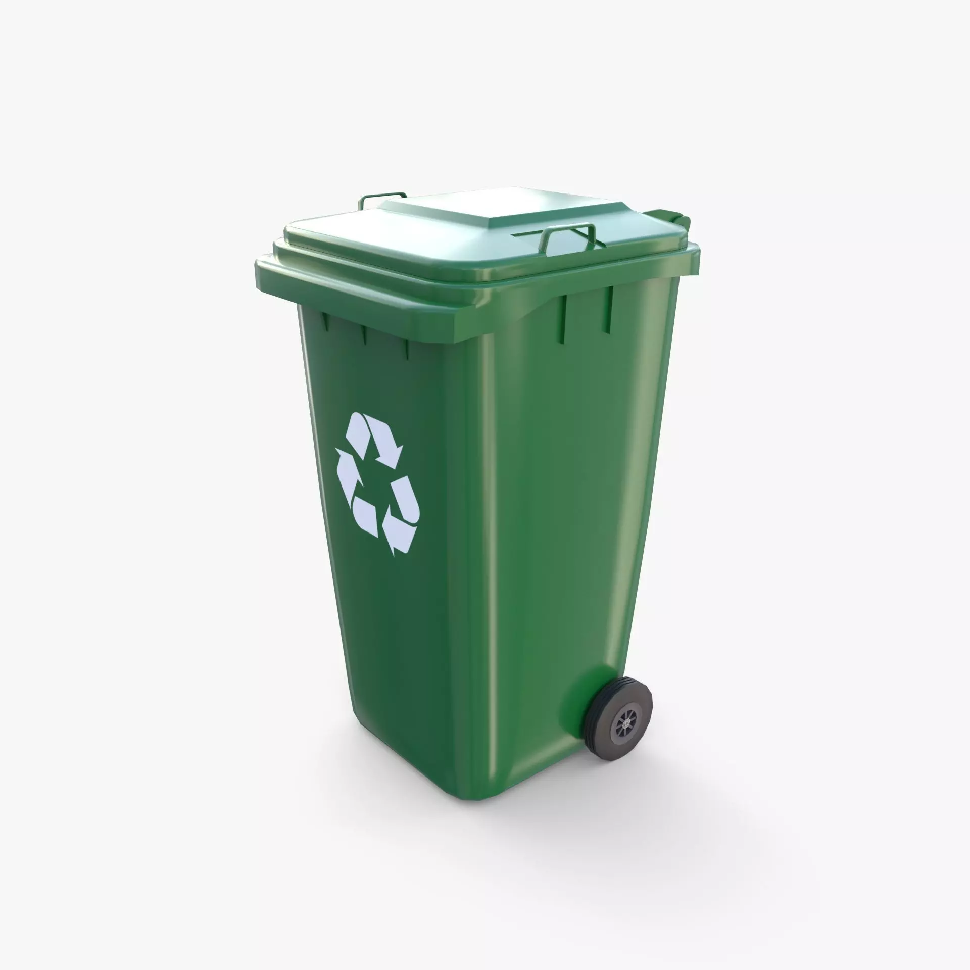 Trash can v1 3D model_0