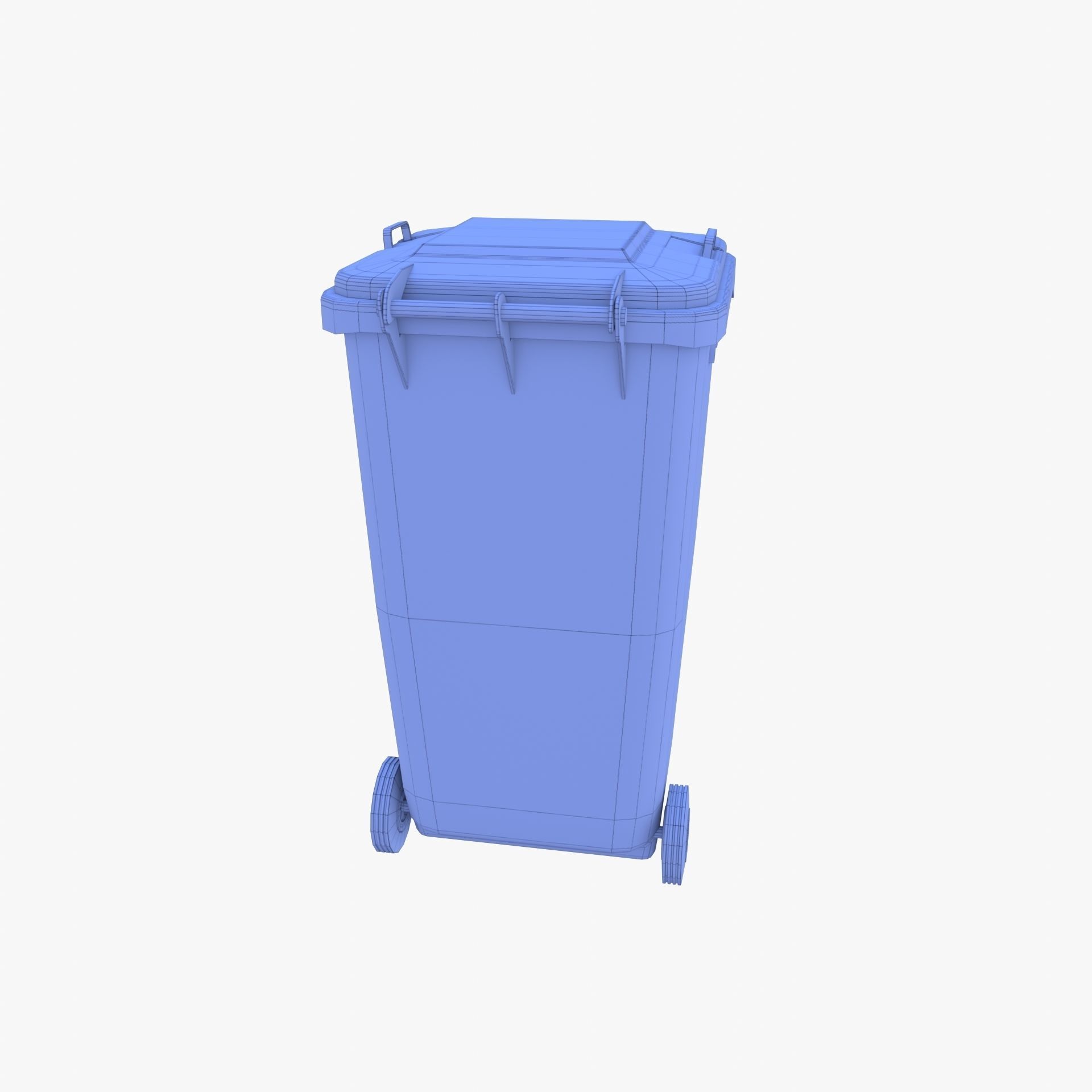 Trash can v1 3D model_14
