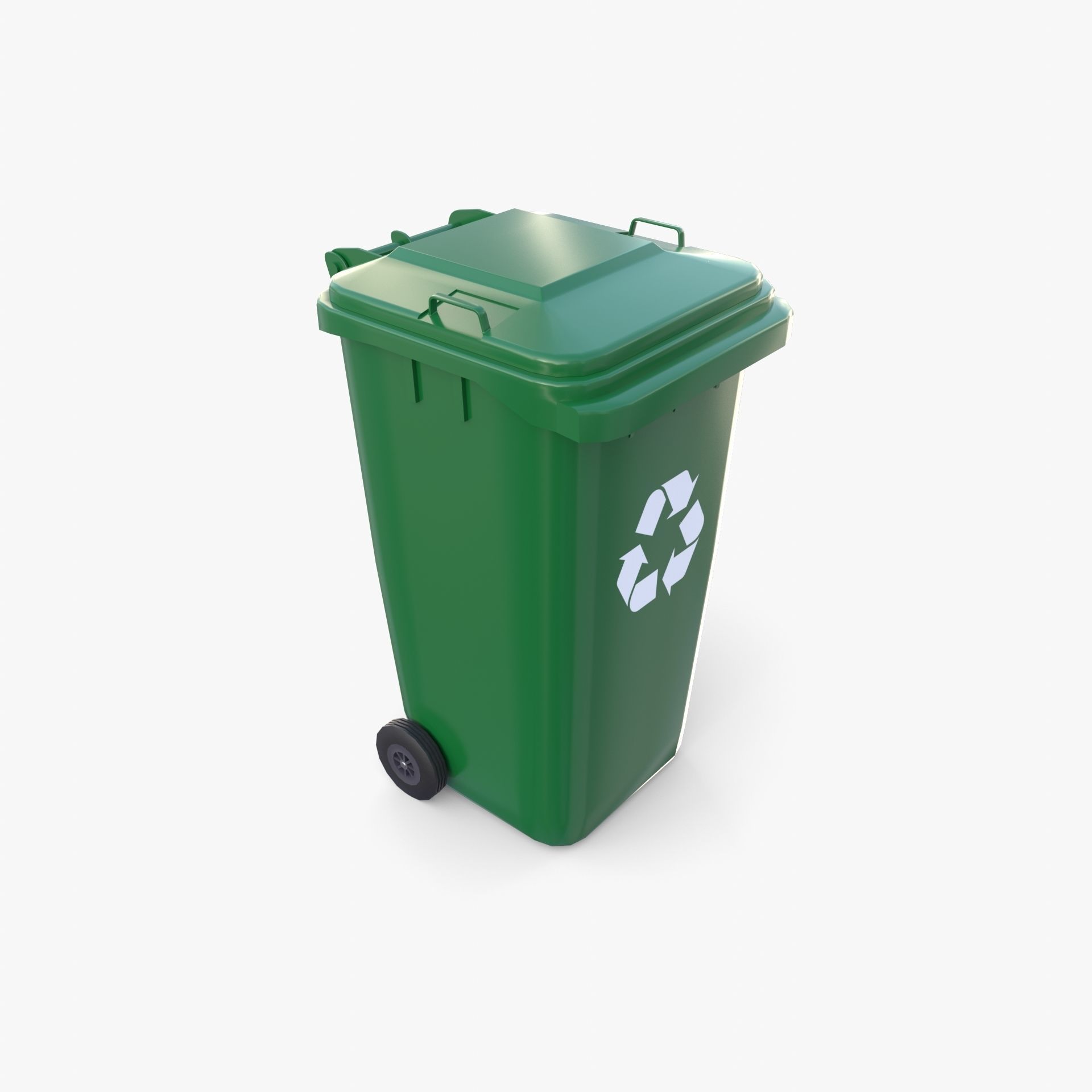 Trash can v1 3D model_8