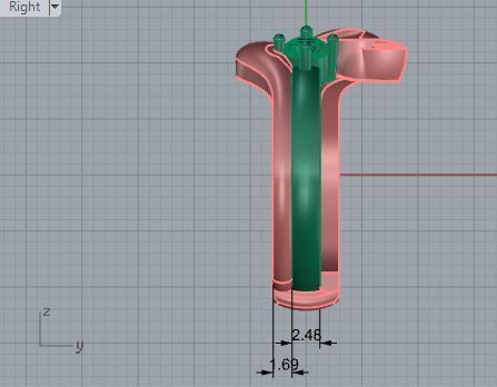 Yellow fox ring 3259 3D print model 3D print model_6