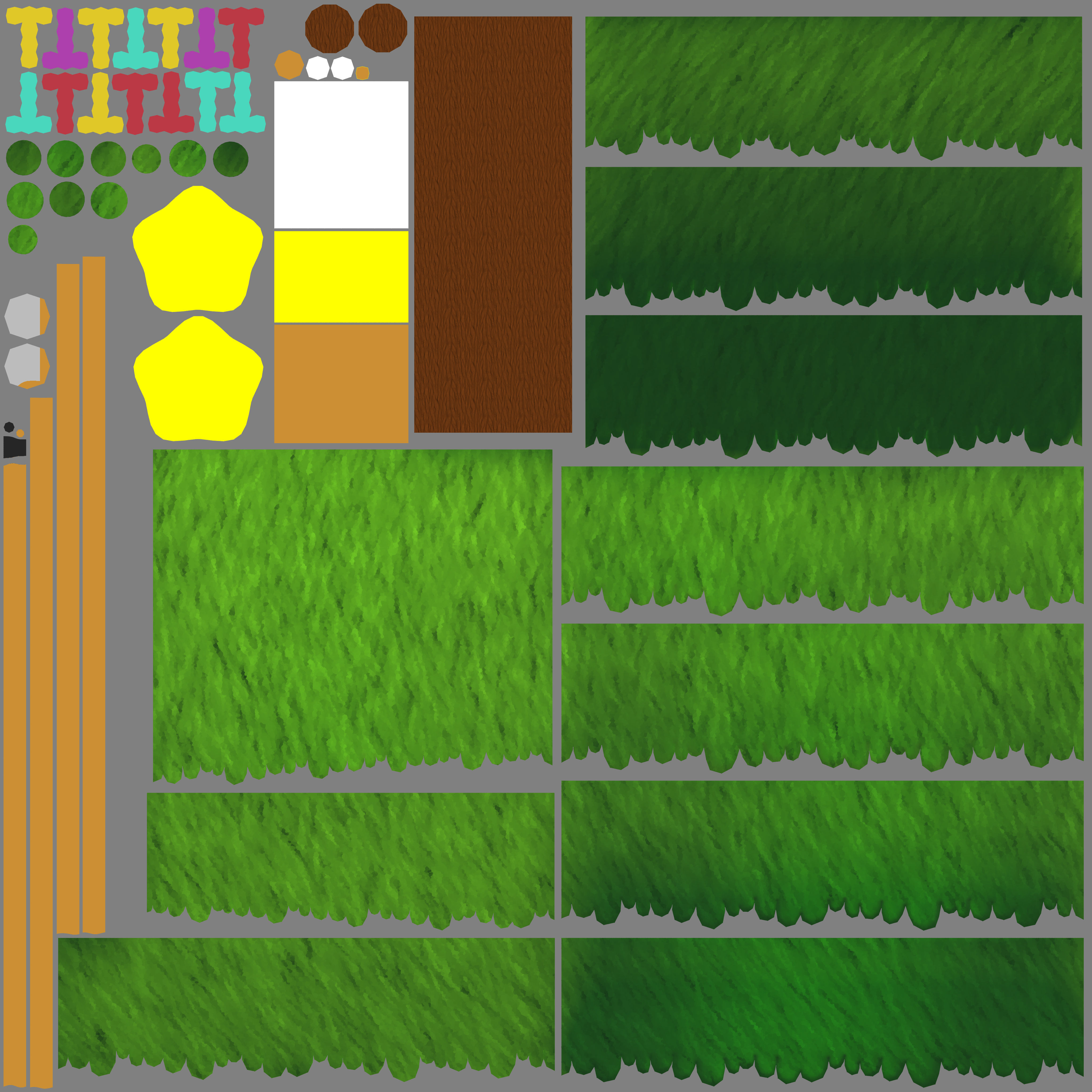 Cartoon Christmas Tree Low-poly 3D model_25