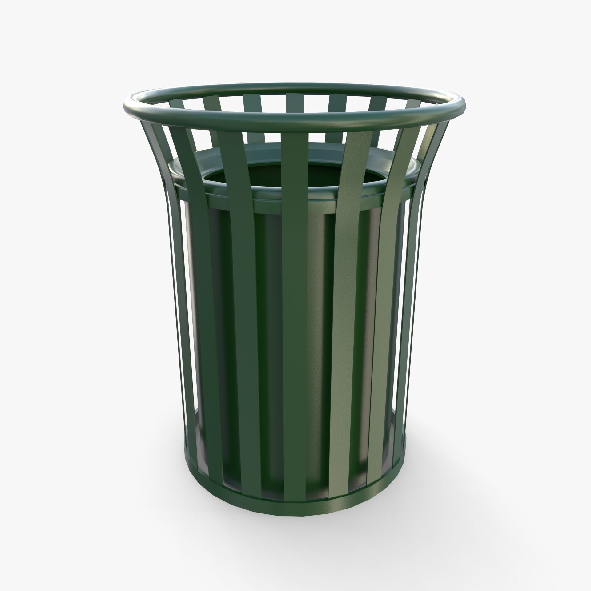 Trash can v2 3D model_1