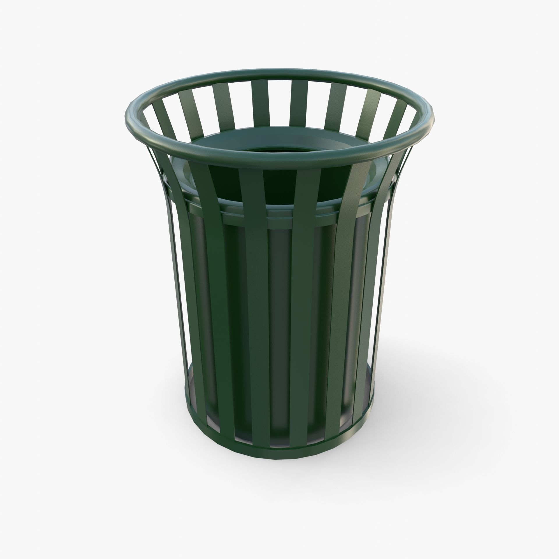 Trash can v2 3D model_6