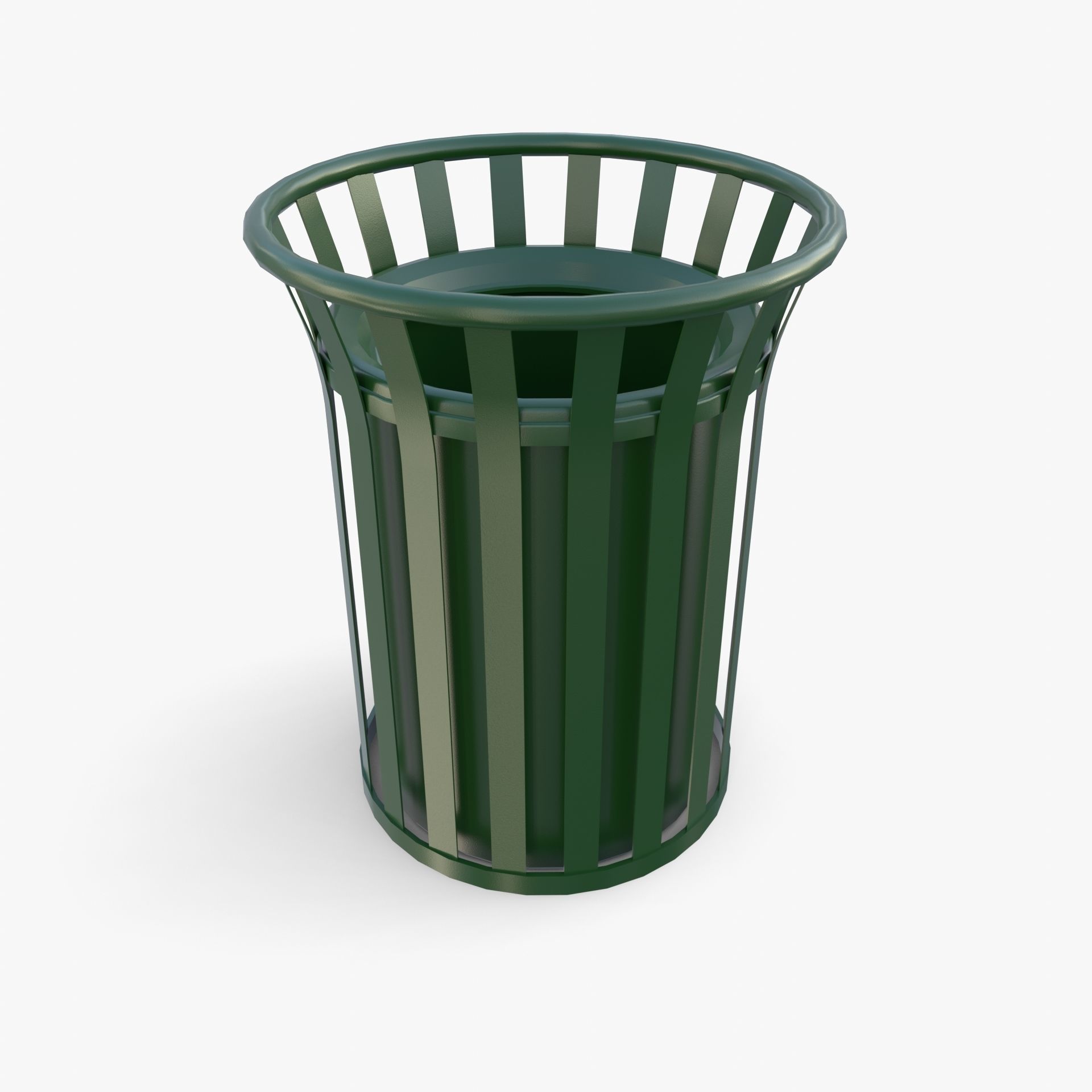 Trash can v2 3D model_4