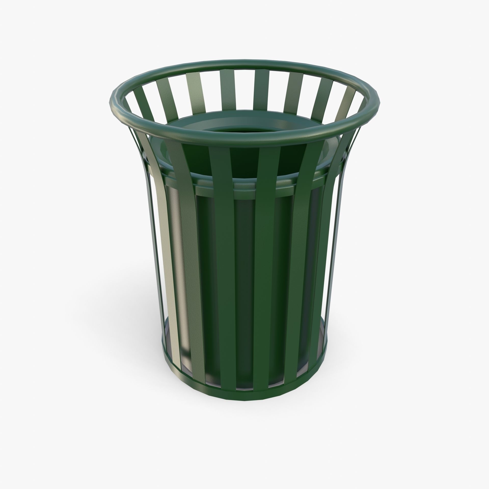 Trash can v2 3D model_5