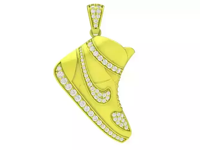 diamond shoes pendant 4206