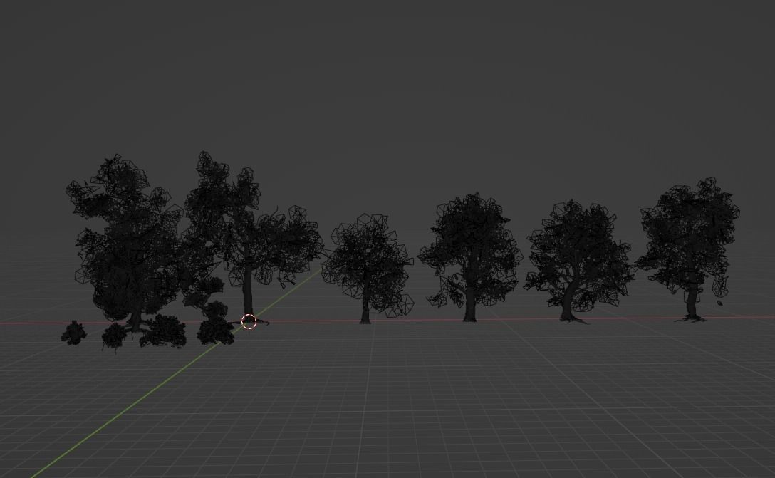 Low poly Tree Pack - Game Ready  Low-poly 3D model_4
