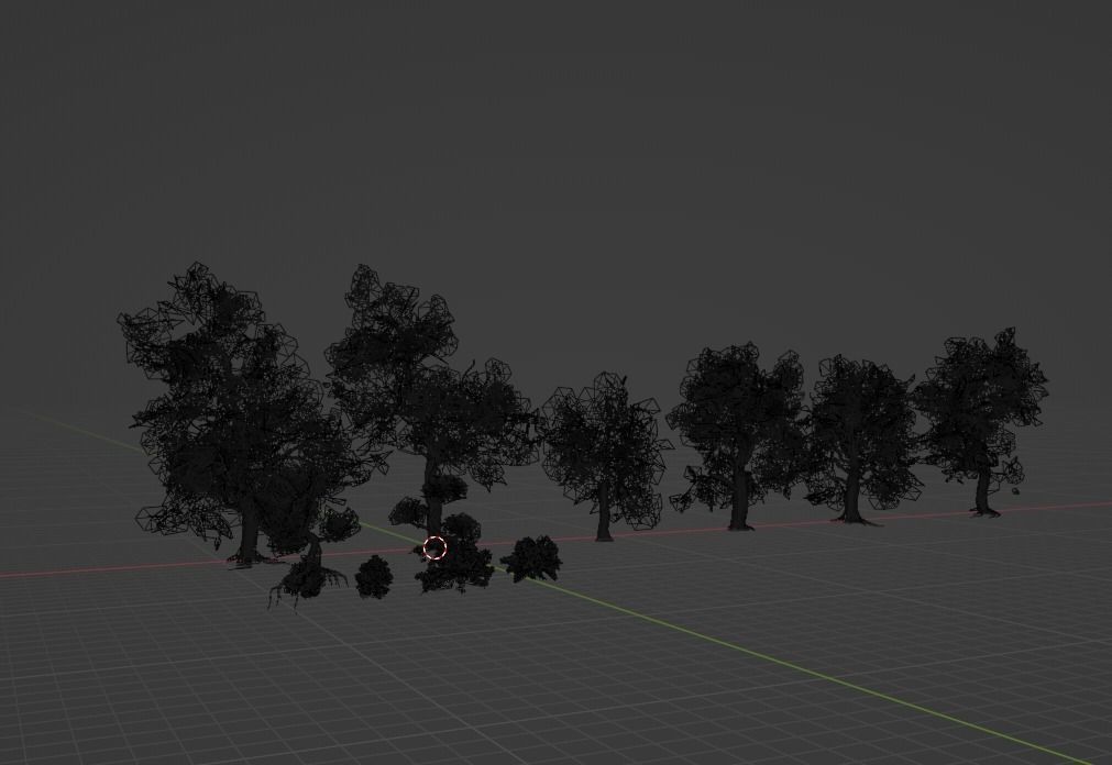 Low poly Tree Pack - Game Ready  Low-poly 3D model_3