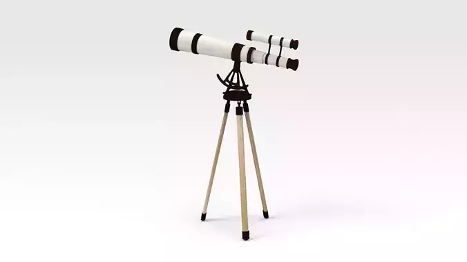 Telescope on tripod