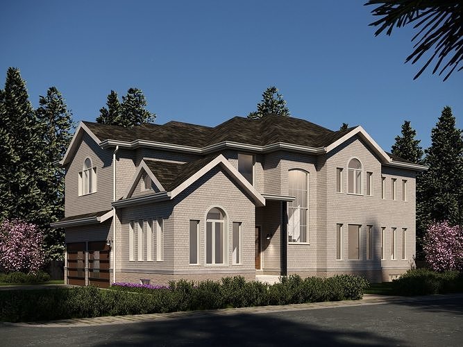 Residential-Building-vol-03-Plan 3D model 2