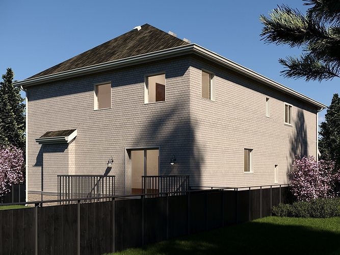 Residential-Building-vol-03-Plan 3D model 6