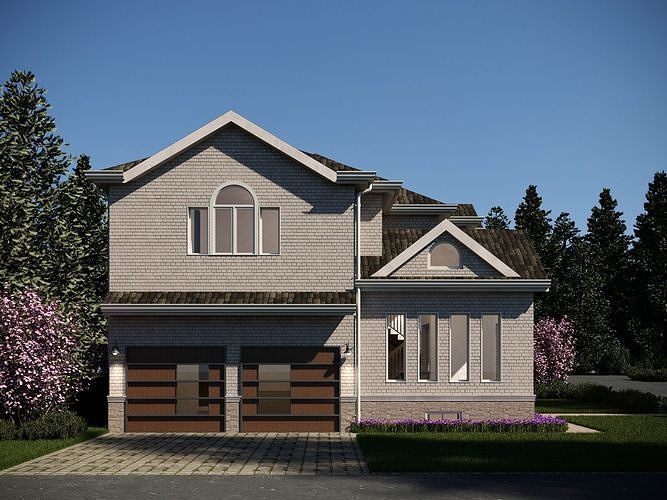 Residential-Building-vol-03-Plan 3D model 3