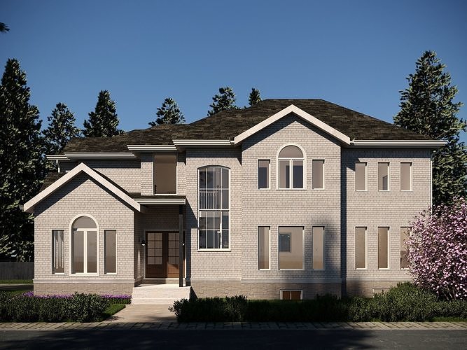 Residential-Building-vol-03-Plan 3D model 4