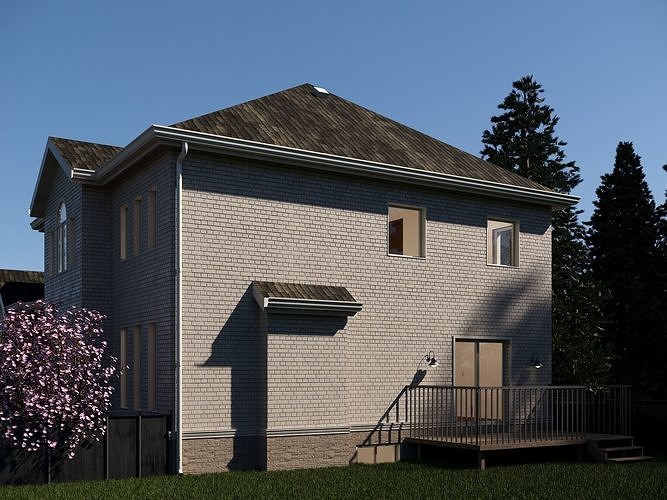 Residential-Building-vol-03-Plan 3D model 5
