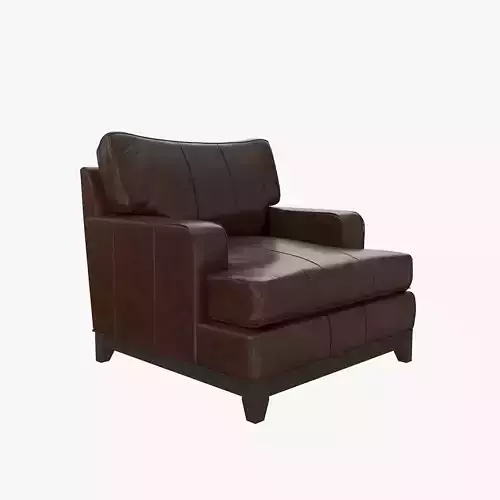 Ethan Allen Arcata Leather Chair