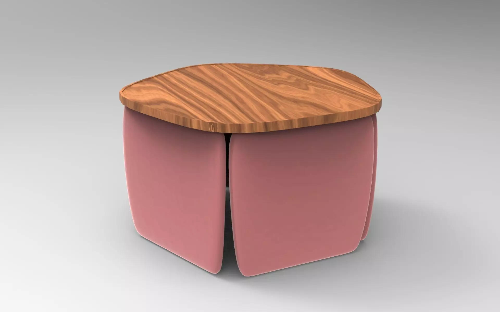 Flesia Table Low-poly 3D model_0