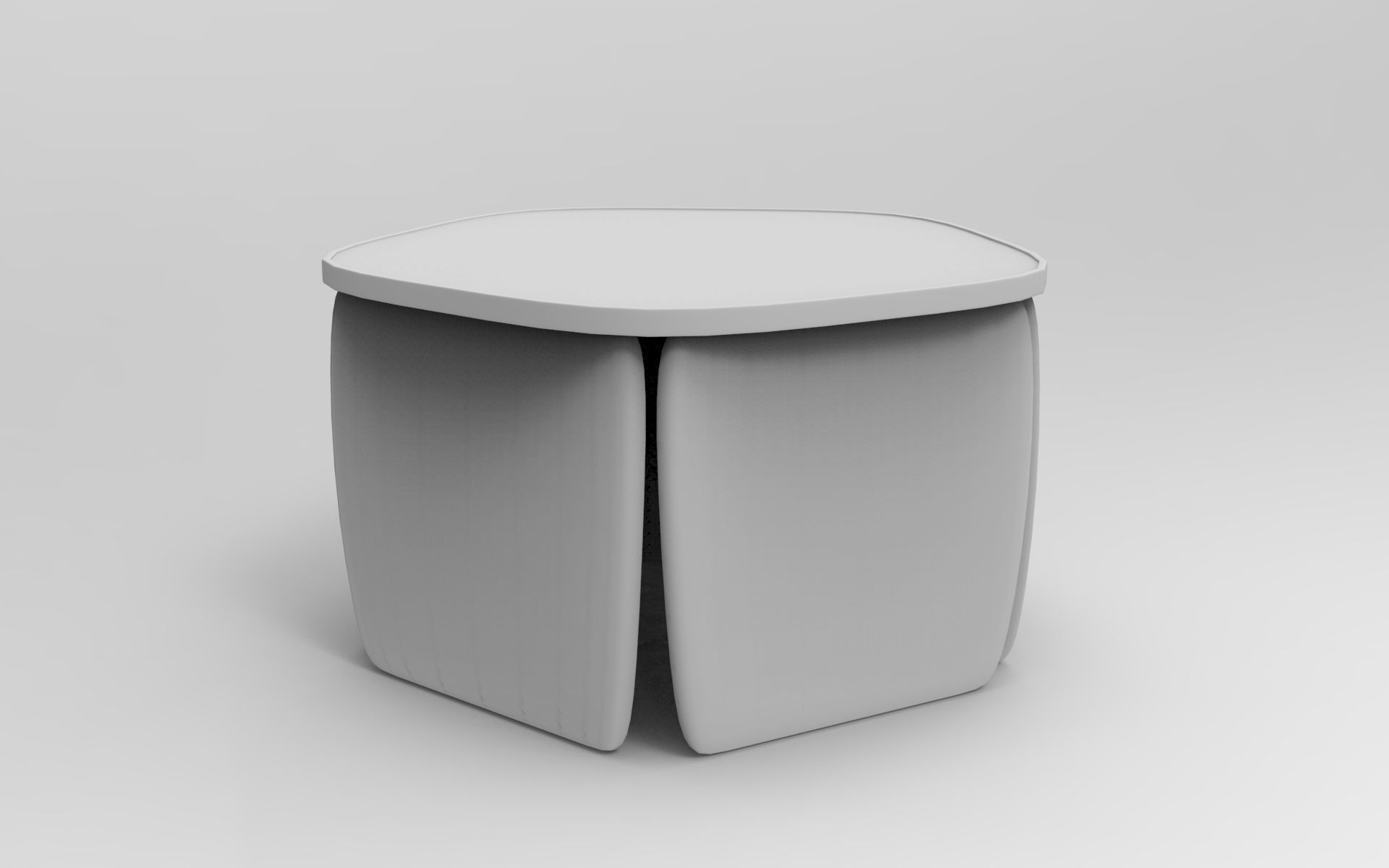Flesia Table Low-poly 3D model_7