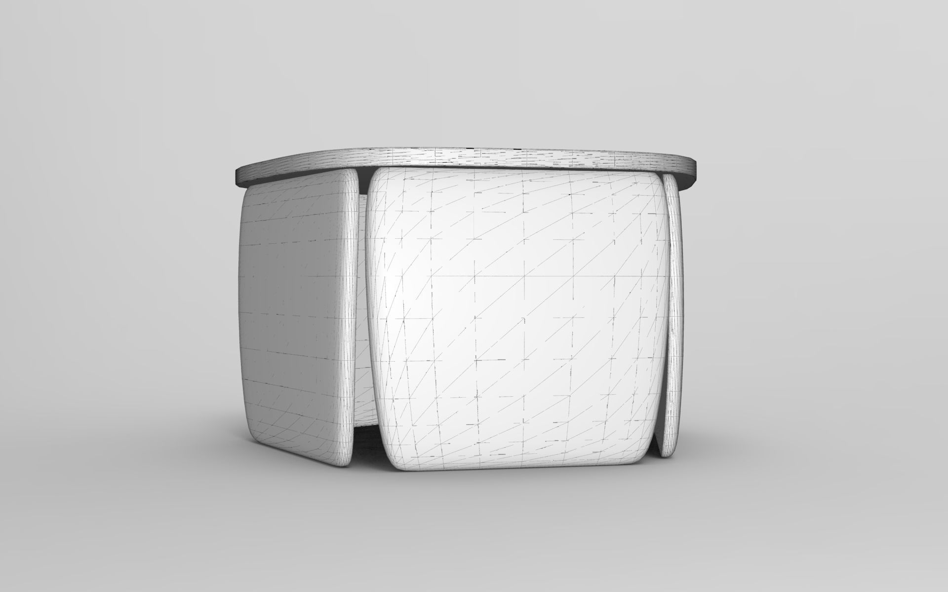 Flesia Table Low-poly 3D model_6