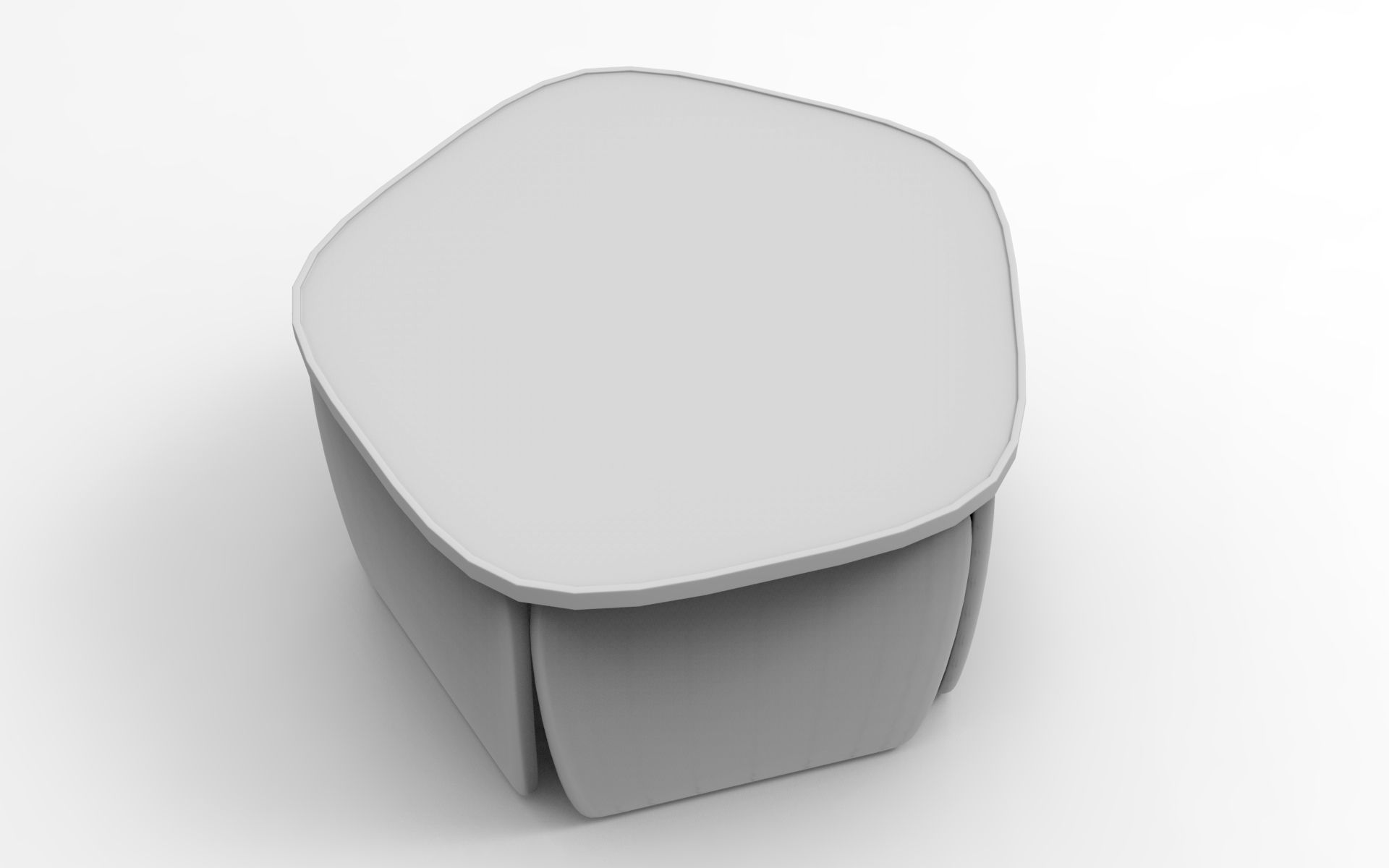 Flesia Table Low-poly 3D model_8