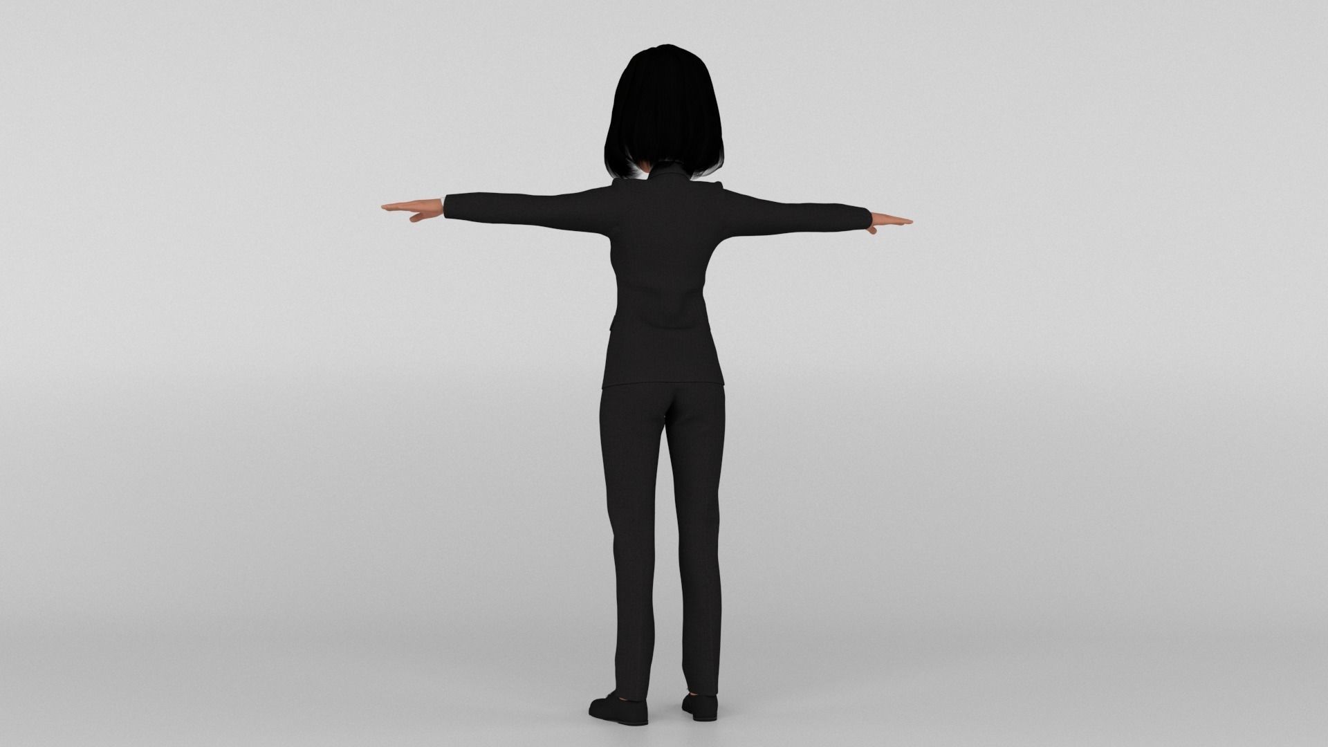 Toon Officer 3D model_3