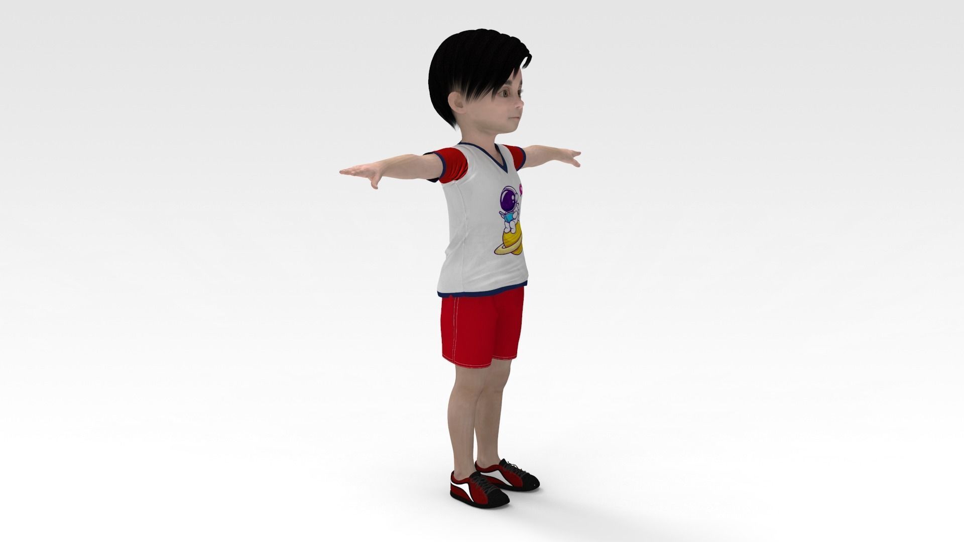 ToonBoy cartoon boy 3D model_4