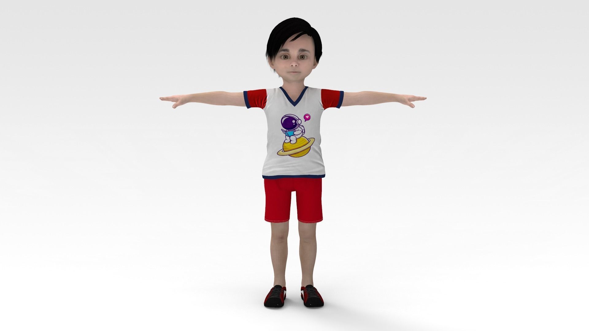ToonBoy cartoon boy 3D model_1