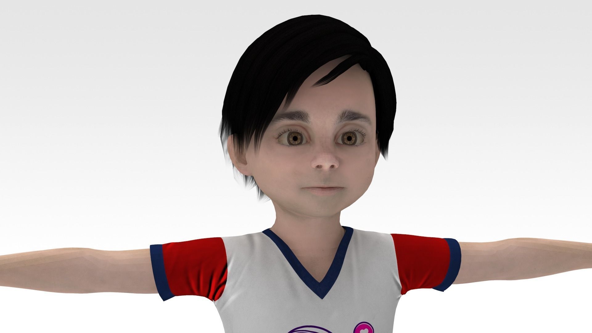 ToonBoy cartoon boy 3D model_5