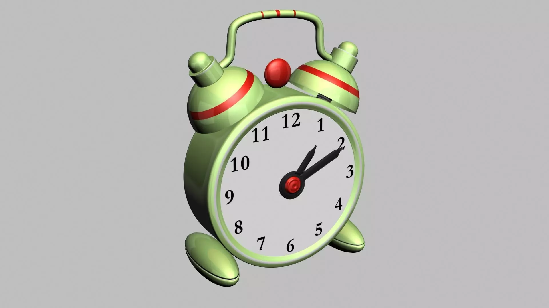 Analog clock Free 3D model