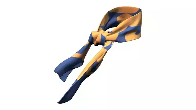 Flaring Scarf Neck Tie