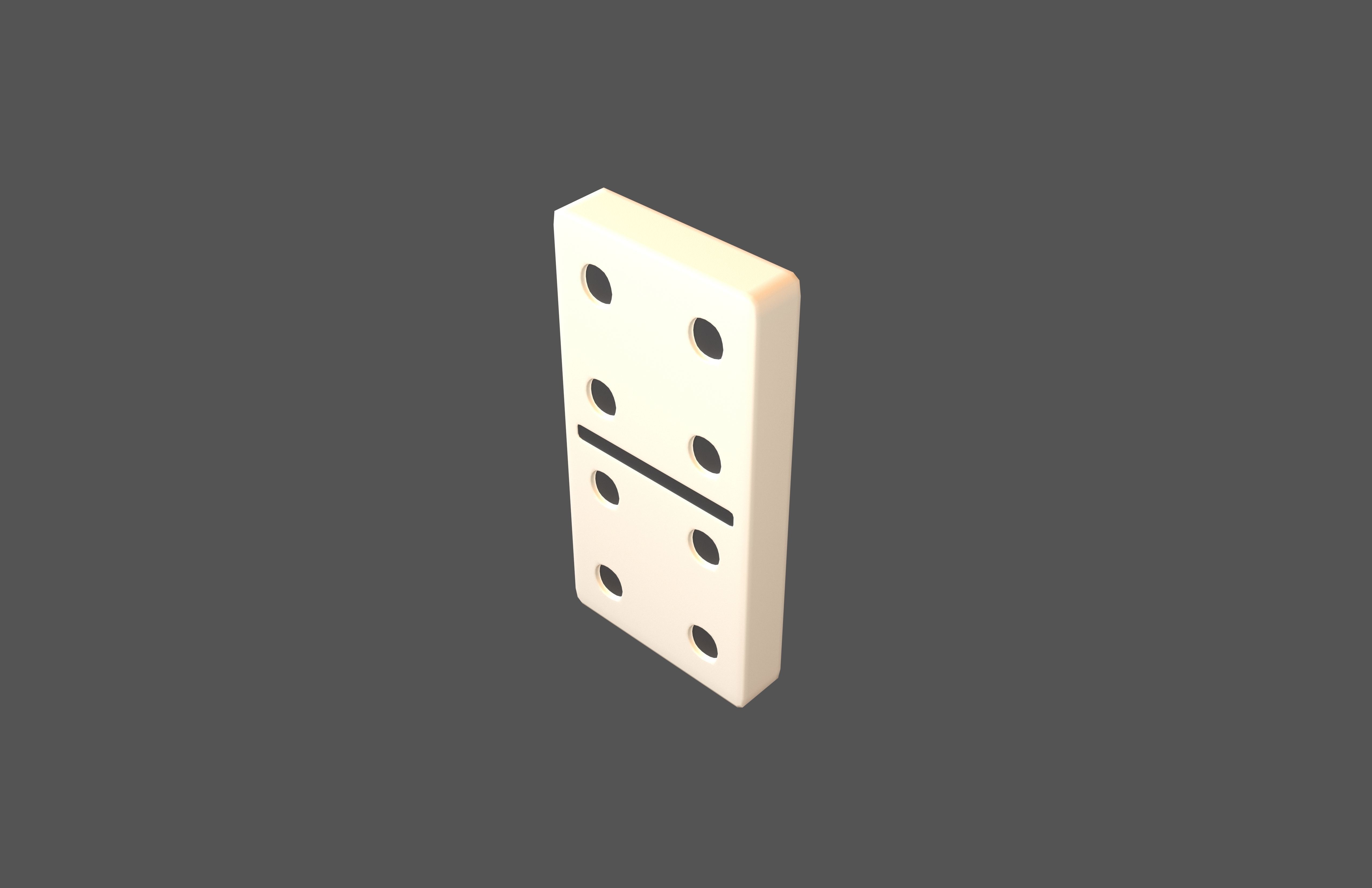 Dominoes v16 004 Low-poly 3D model_2