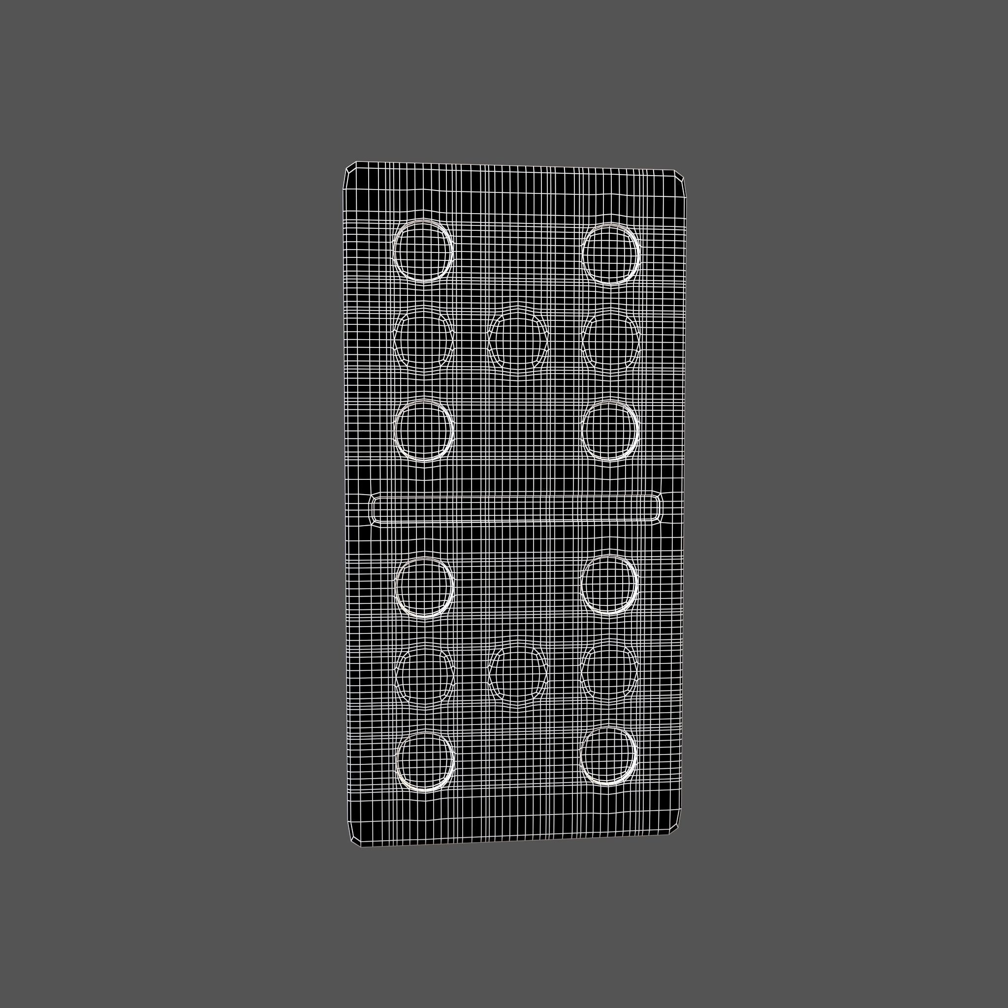 Dominoes v16 004 Low-poly 3D model_5