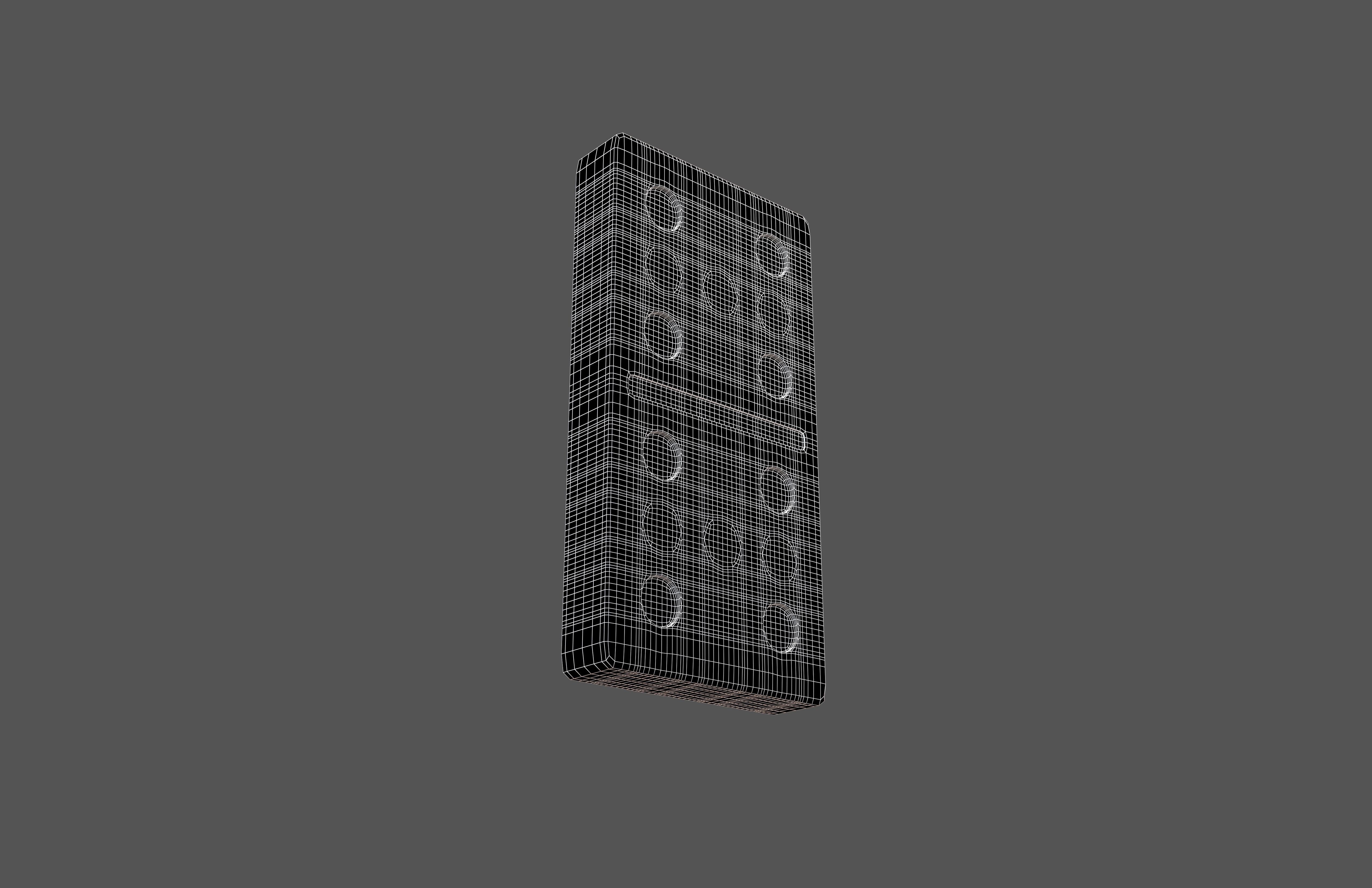 Dominoes v16 004 Low-poly 3D model_7