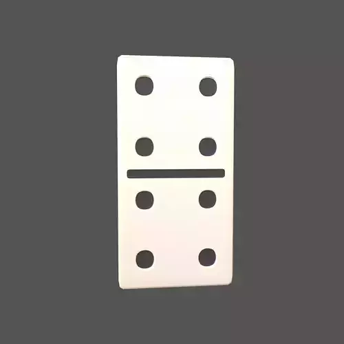 Dominoes v16 004 Low-poly 3D model