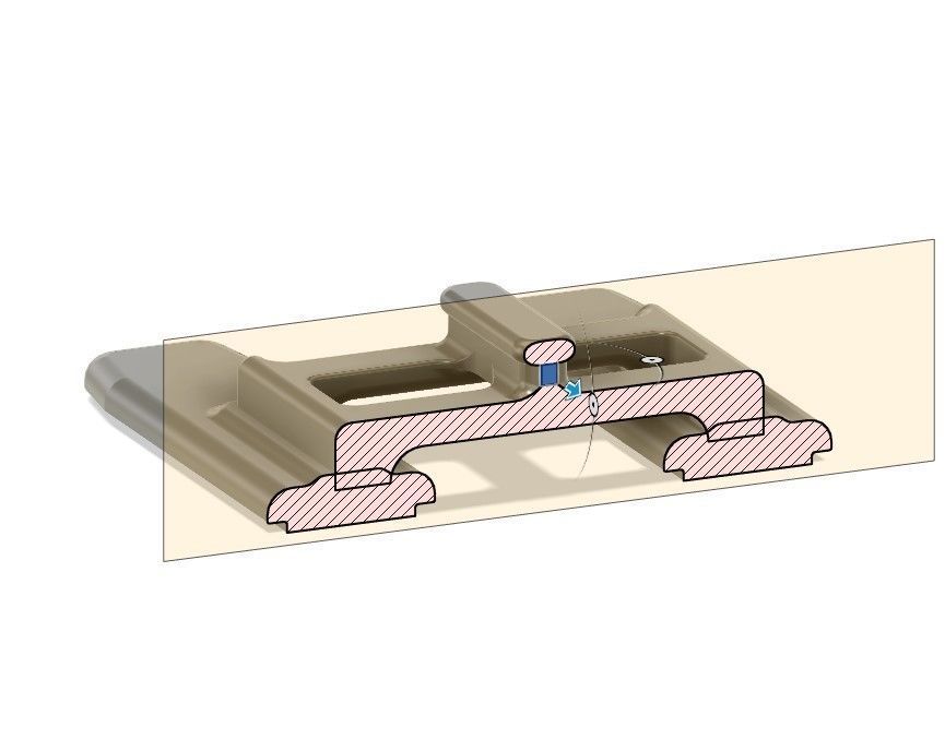 Model Railway OO and HO Track Alignment Tool Peco Streamline 3D model 3D printable CGTrader