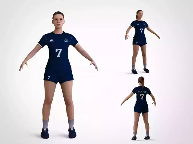 Female Volleyball Player 