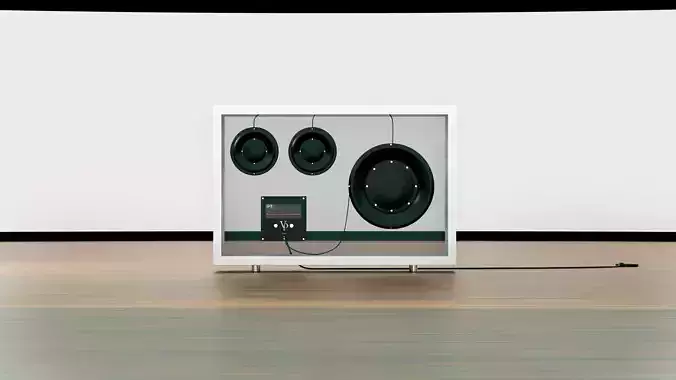 Transparent audio system 3D model